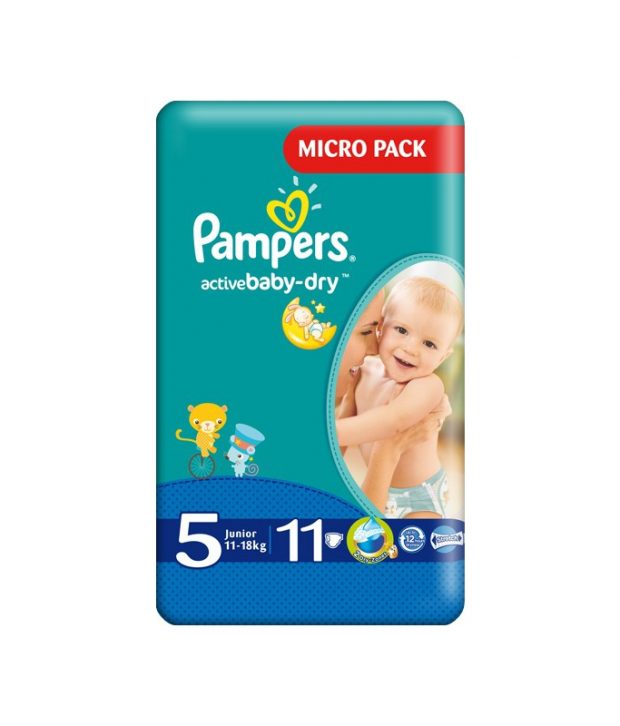 pampers-5-active-baby-11-18kg-x-11buc