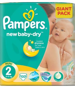 Pampers 2 New Baby Mini 3-6kg GP